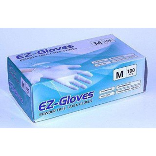 EZ-Gloves, Powder-Free Latex Gloves, Size M OK1212